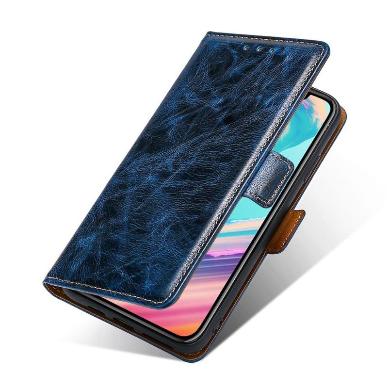 Flip Case Für OnePlus Nord N100 Flip Case Kartenetui In Lederoptik