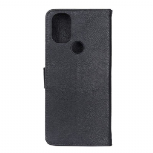 Flip Case Für OnePlus Nord N100 Khazneh-ledereffekt