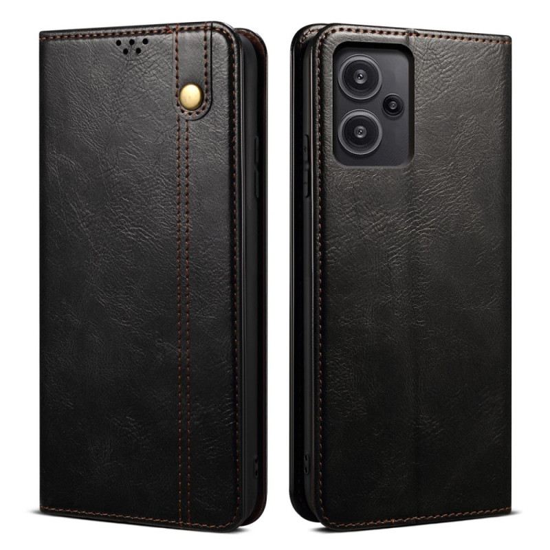 Flip Case Für Xiaomi Redmi Note 13 Pro Plus 5g Gewachstes Kunstleder