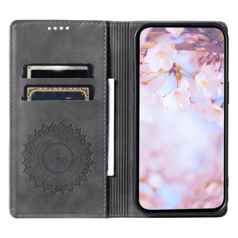 Flip Case Für Xiaomi Redmi Note 13 Pro Plus 5g Mandala-wildleder-effekt