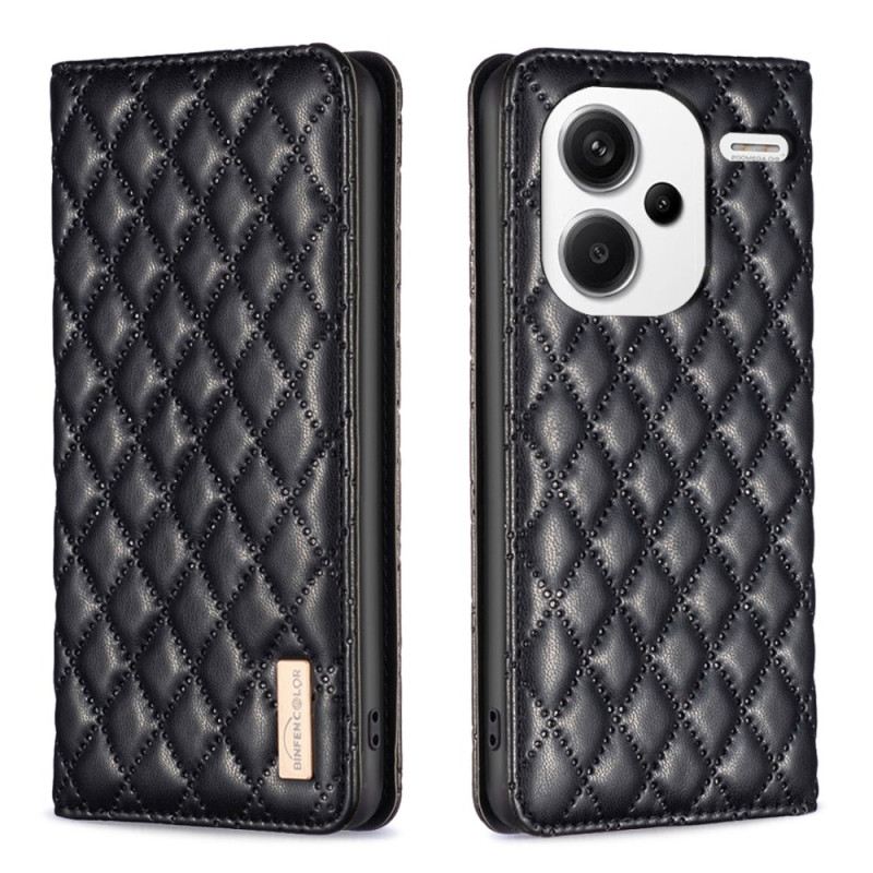 Flip Case Xiaomi Redmi Note 13 Pro Plus 5g Handyhülle Gesteppt Binfen Color