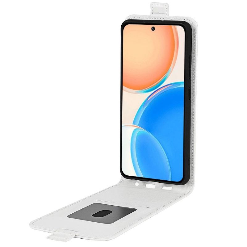 Lederhüllen Für Honor X8 Anti-Sturz Flip Case Vertikales Kunstleder