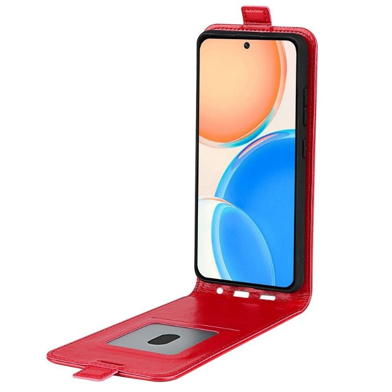 Lederhüllen Für Honor X8 Anti-Sturz Flip Case Vertikales Kunstleder