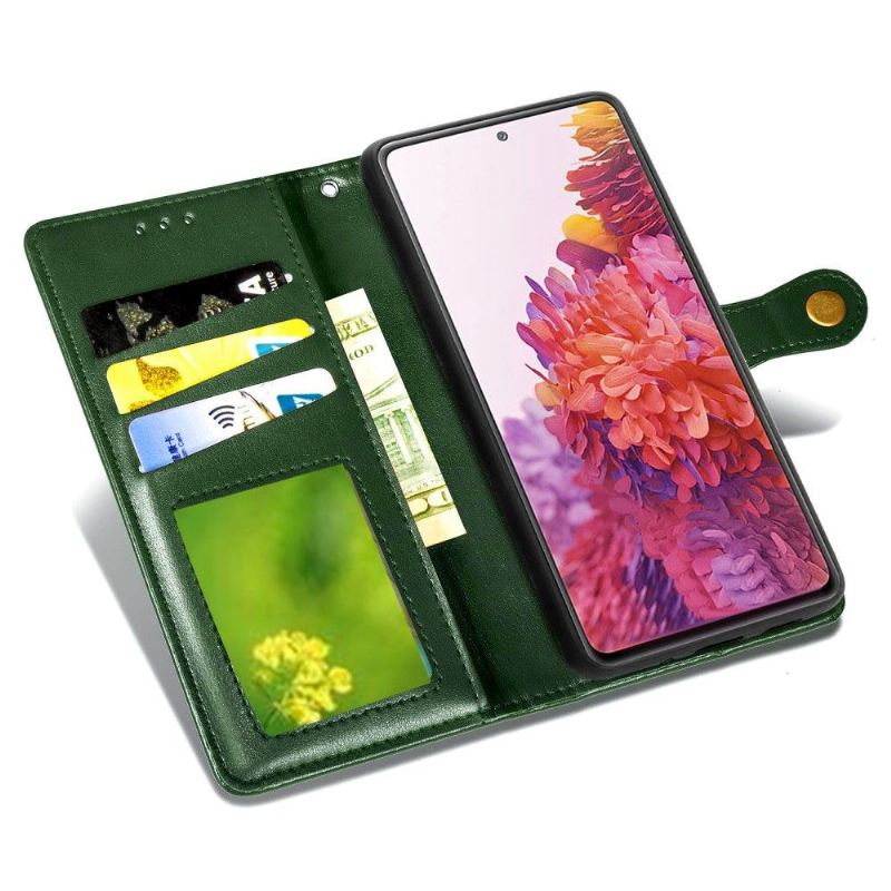 Flip Case Für Samsung Galaxy S20 FE Indila Kunstleder