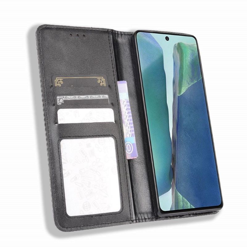 Flip Case Für Samsung Galaxy S20 FE Leder Im Cirénius-stil