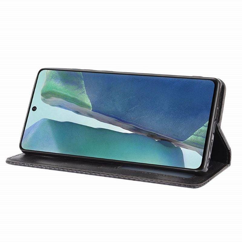 Flip Case Für Samsung Galaxy S20 FE Leder Im Cirénius-stil