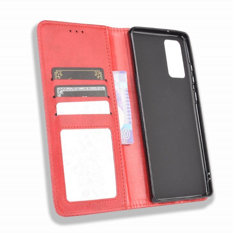 Flip Case Für Samsung Galaxy S20 FE Leder Im Cirénius-stil