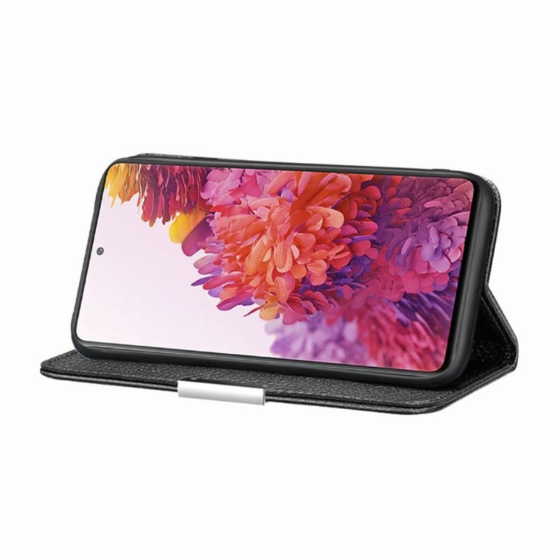 Handyhülle Für Samsung Galaxy S20 FE Flip Case Genarbtes Kunstleder