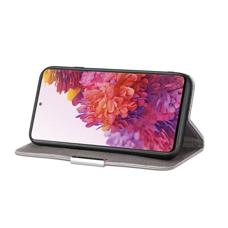 Handyhülle Für Samsung Galaxy S20 FE Flip Case Genarbtes Kunstleder