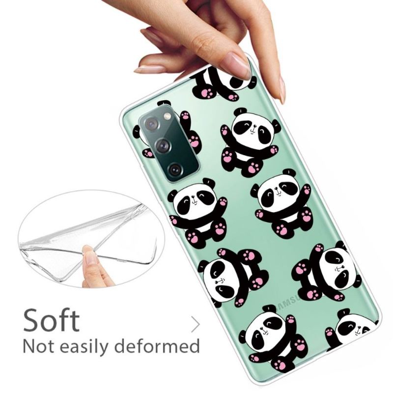 Hülle Für Samsung Galaxy S20 FE Glückliche Pandas