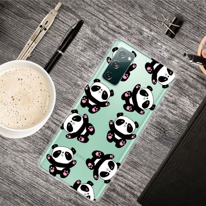 Hülle Für Samsung Galaxy S20 FE Glückliche Pandas