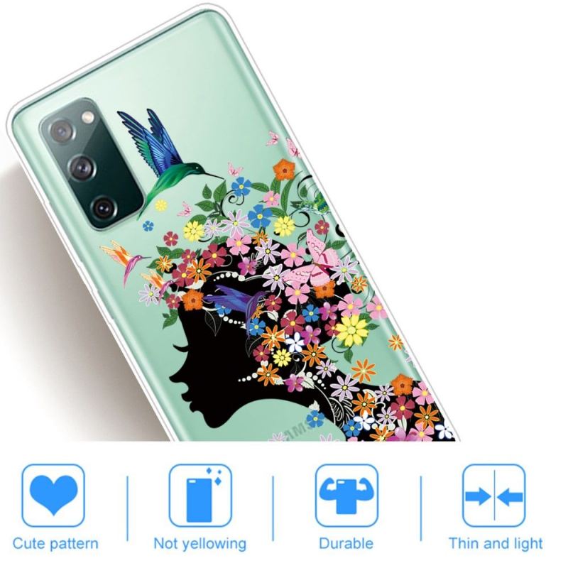 Hülle Für Samsung Galaxy S20 FE Kolibri-blumen