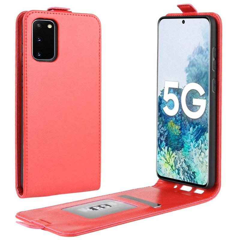 Lederhüllen Für Samsung Galaxy S20 FE Flip Case Vertikales Kunstleder