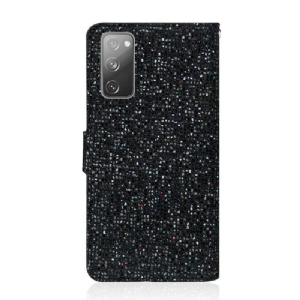 Lederhüllen Für Samsung Galaxy S20 FE Glitter-kartenhalter