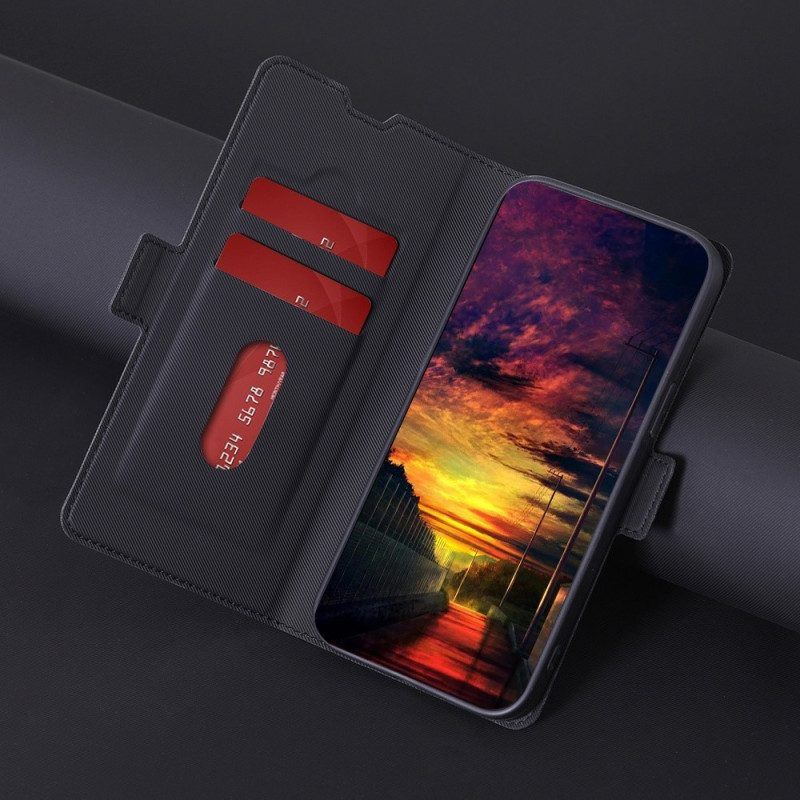 Flip Case Für Oppo Reno 8 Pro Zweifarbig