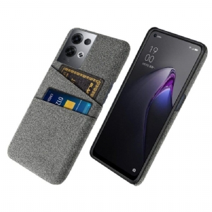 Handyhülle Für Oppo Reno 8 Pro Kartenhalter-stoff