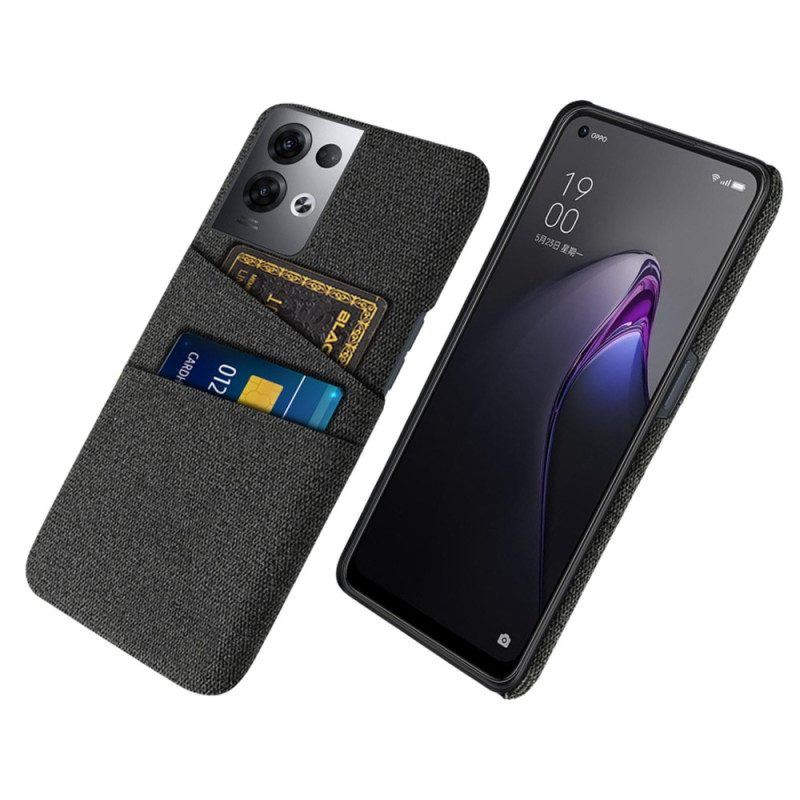 Handyhülle Für Oppo Reno 8 Pro Kartenhalter-stoff