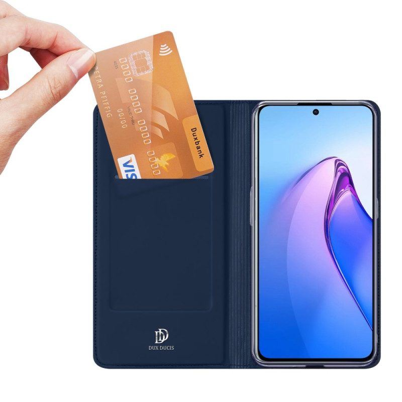 Schutzhülle Für Oppo Reno 8 Pro Flip Case Skin Pro Dux Ducis