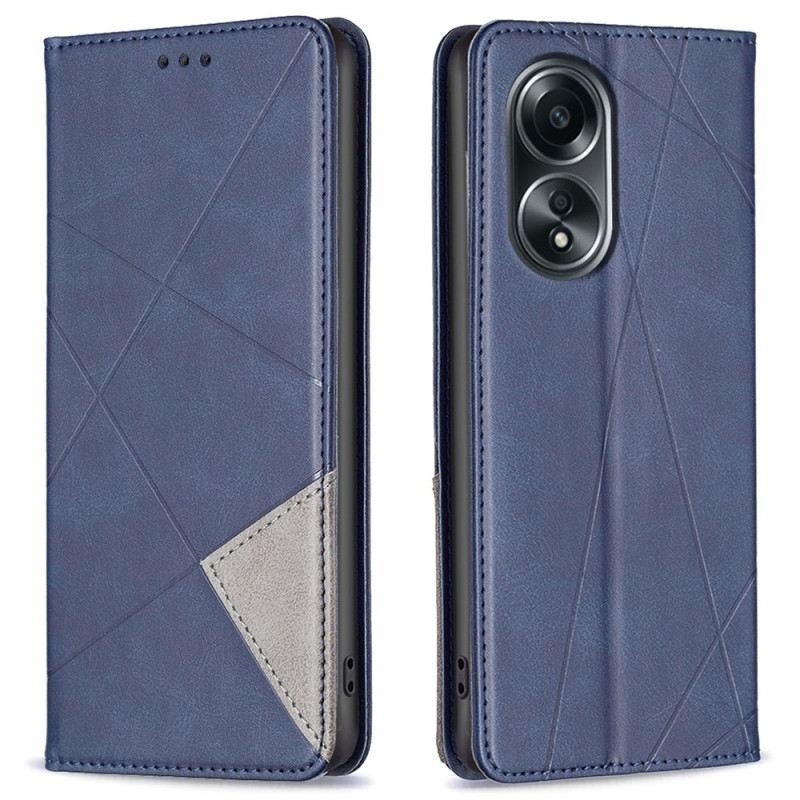 Flip Case Oppo A98 5g Handyhülle Geometrisches Muster