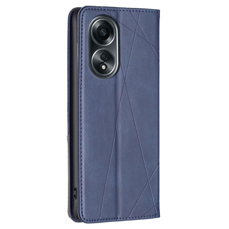 Flip Case Oppo A98 5g Handyhülle Geometrisches Muster