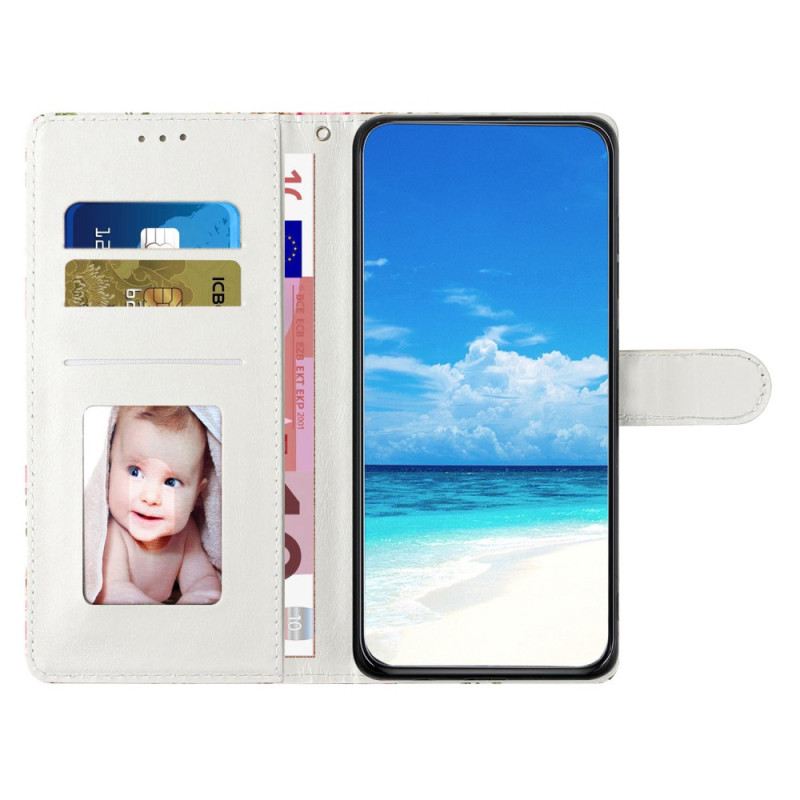 Lederhüllen Für Oppo A98 5g 3d-eule Mit Riemen