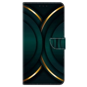 Lederhüllen Für Oppo A98 5g Goldener Umriss