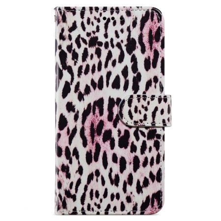 Lederhüllen Oppo A98 5g Leopardenmuster Mit Riemen