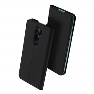 Flip Case Für Oppo A9 2020 Satinierte Beschichtung