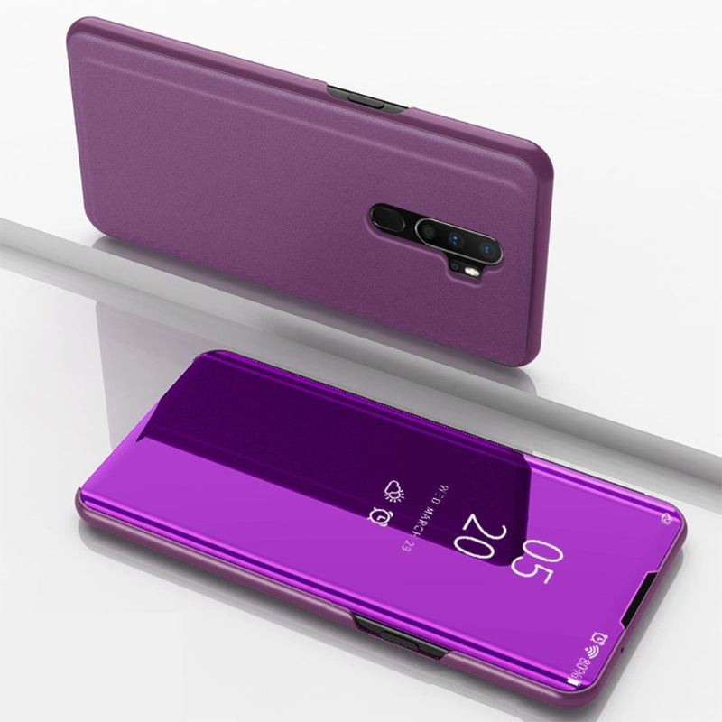 Hülle Für Oppo A9 2020 Anti-Sturz Flip Case Spiegeleffekt