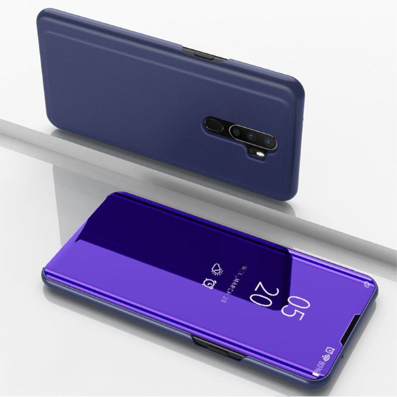 Hülle Für Oppo A9 2020 Anti-Sturz Flip Case Spiegeleffekt