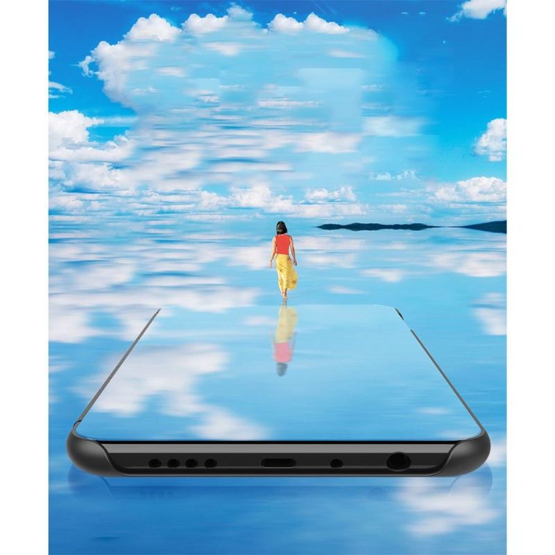 Hülle Für Oppo A9 2020 Anti-Sturz Flip Case Spiegeleffekt