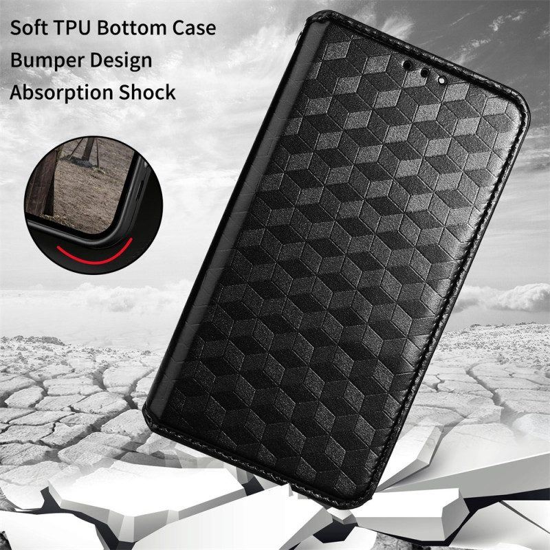 Schutzhülle Für Vivo Y16 Flip Case 3d-textur