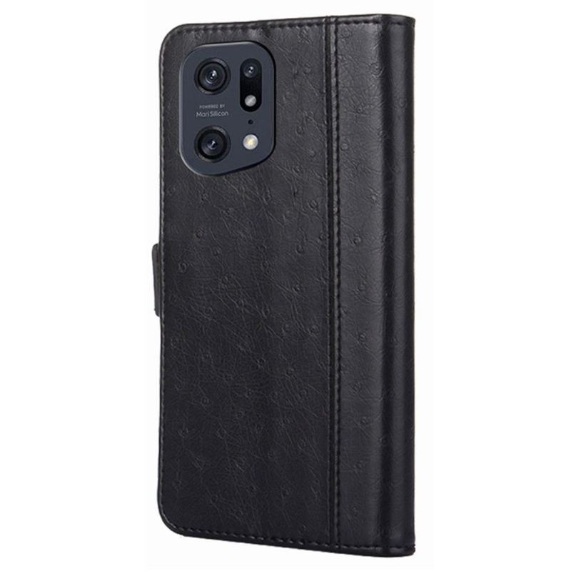 Case Für Oppo Find X5 Pro Flip Case Ulrich Kunstleder Folio