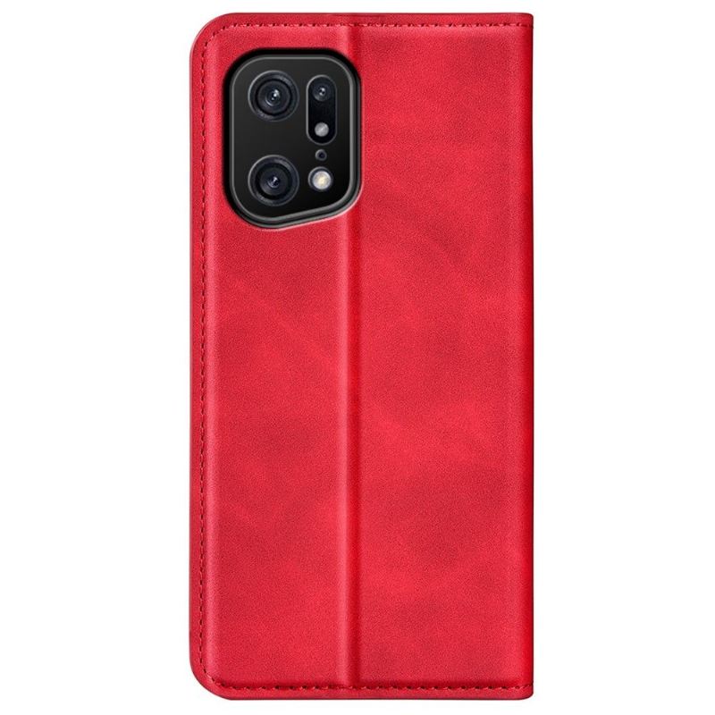 Case Für Oppo Find X5 Pro Standfunktion Aus Kunstleder