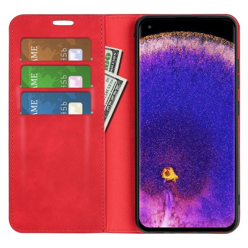 Case Für Oppo Find X5 Pro Standfunktion Aus Kunstleder