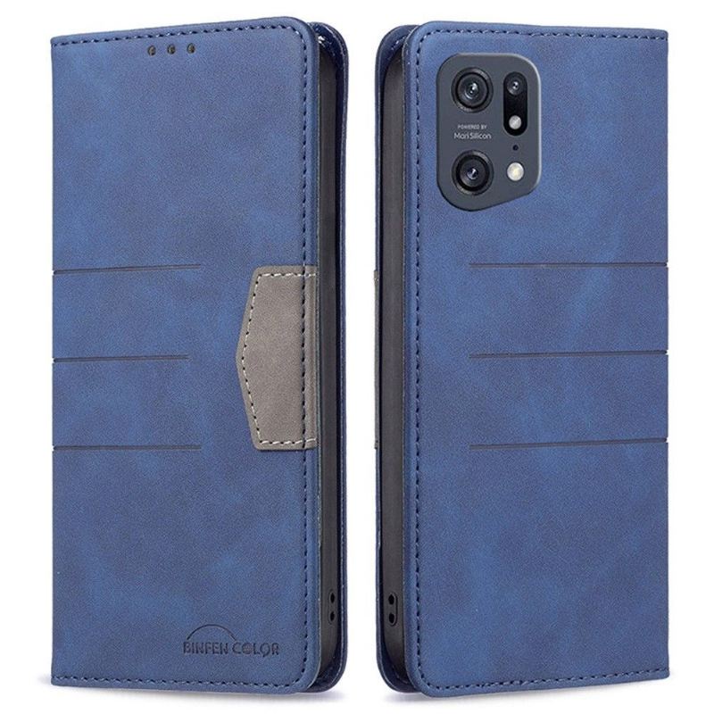 Flip Case Für Oppo Find X5 Pro Flip Case Binfen Color Flip Kunstleder