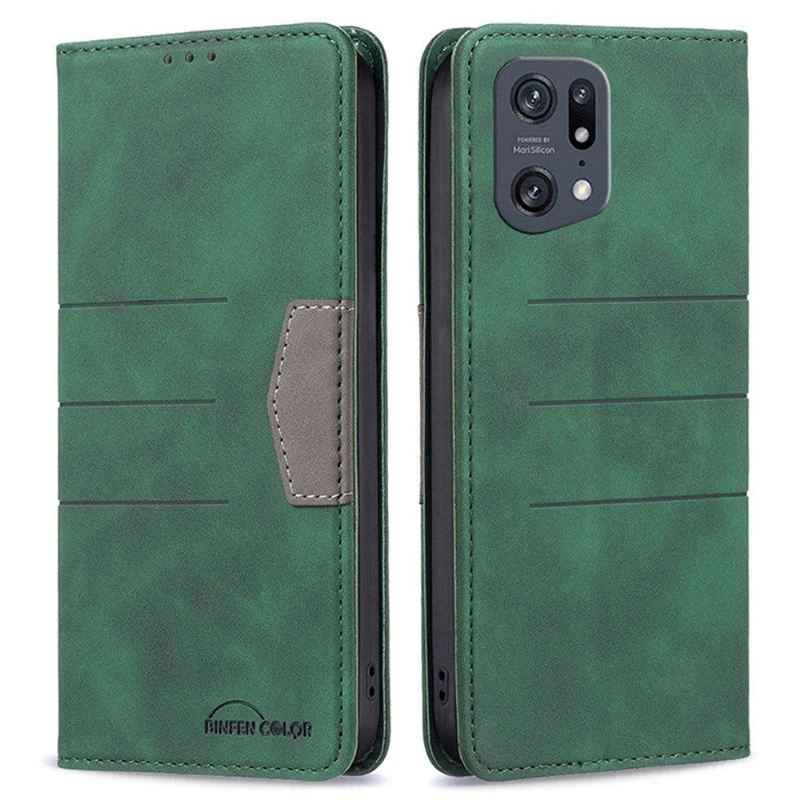 Flip Case Für Oppo Find X5 Pro Flip Case Binfen Color Flip Kunstleder