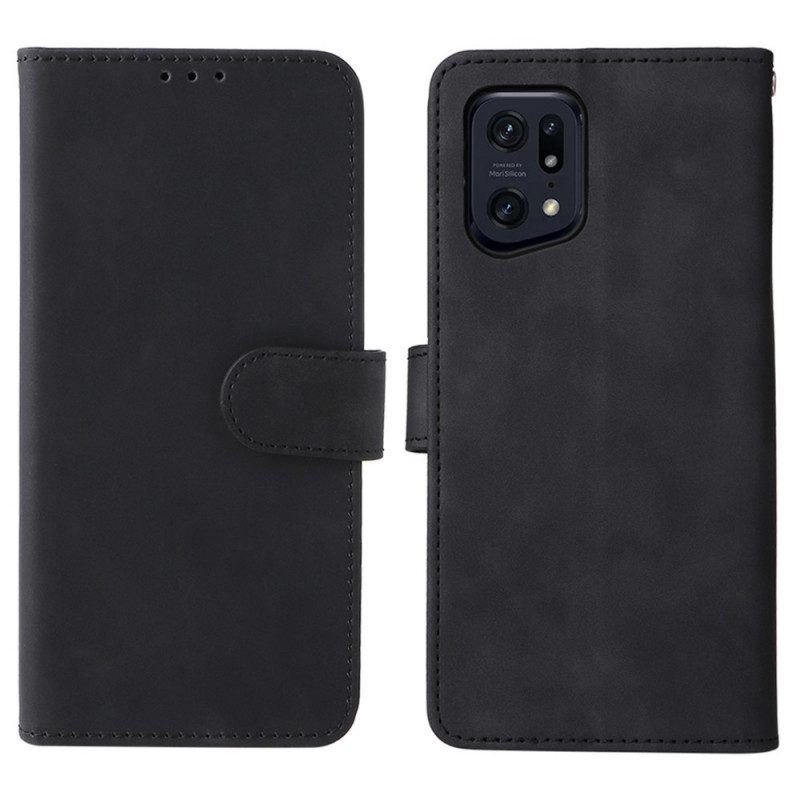 Flip Case Für Oppo Find X5 Pro Vereinigter Jahrgang