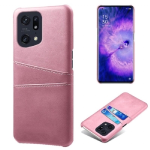 Hülle Für Oppo Find X5 Pro Anti-Sturz Kartenhalter Melodie