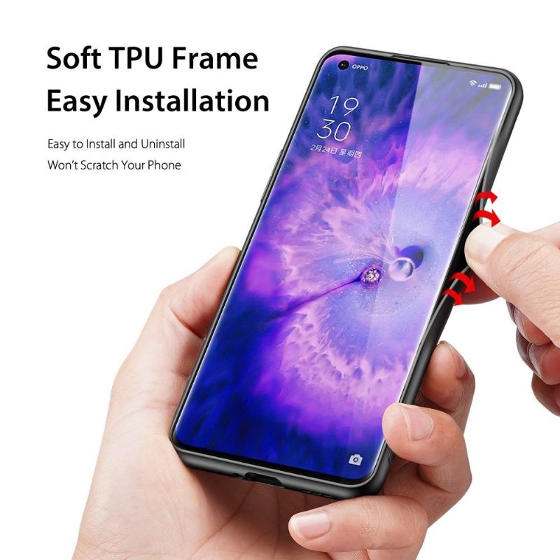 Hülle Für Oppo Find X5 Pro Schicke Fino-serie