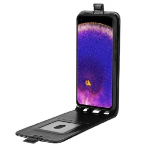 Lederhüllen Für Oppo Find X5 Pro Flip Case Kunstleder Vertikal