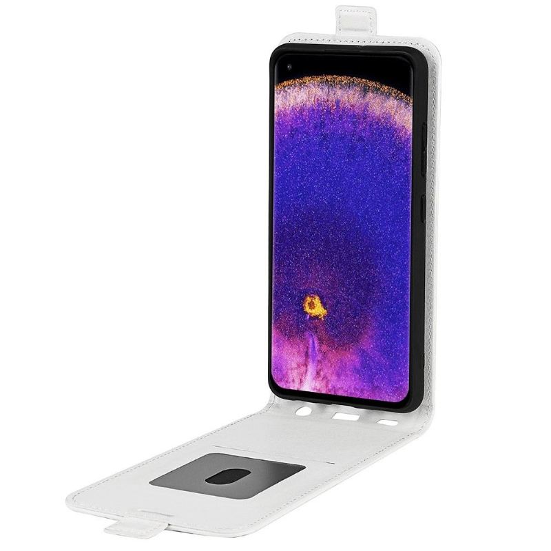 Lederhüllen Für Oppo Find X5 Pro Flip Case Kunstleder Vertikal