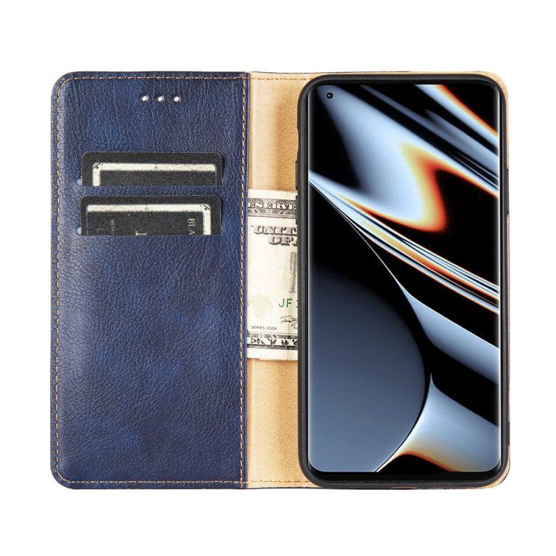 Schutzhülle Für Oppo Find X5 Pro Flip Case Einfarbig