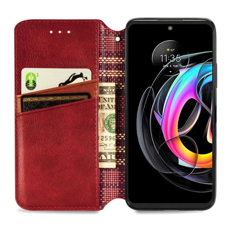 Flip Case Für Motorola Edge 20 Lite Kartenhalter Im Kub-design