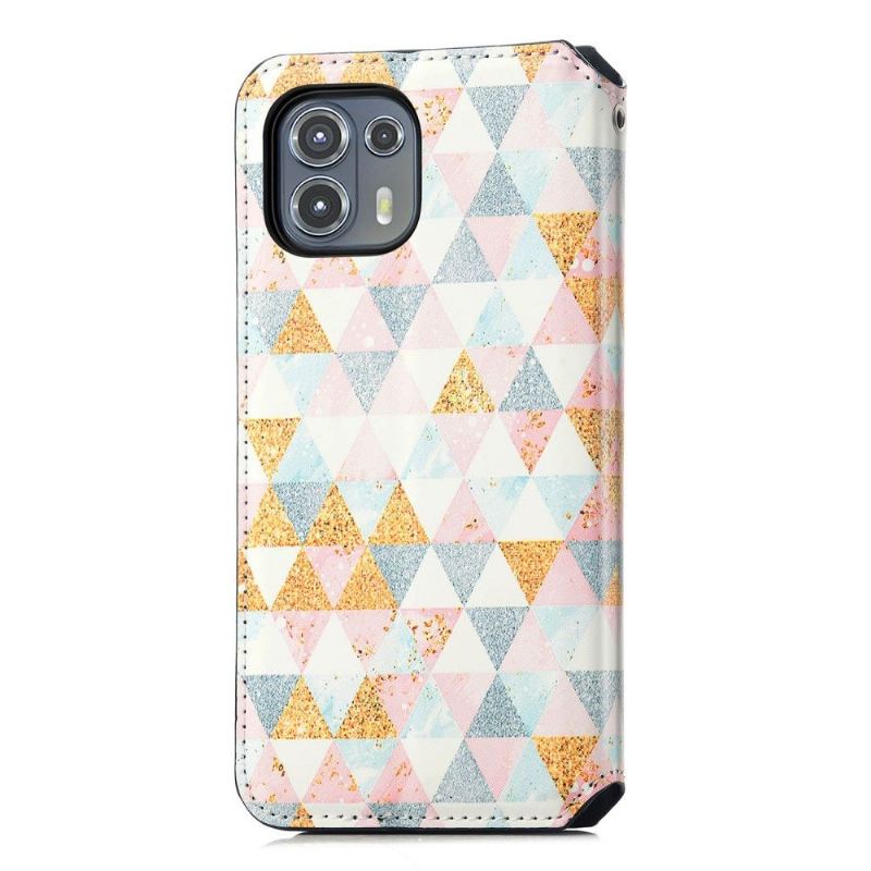 Flip Case Für Motorola Edge 20 Lite Nordischer Stil