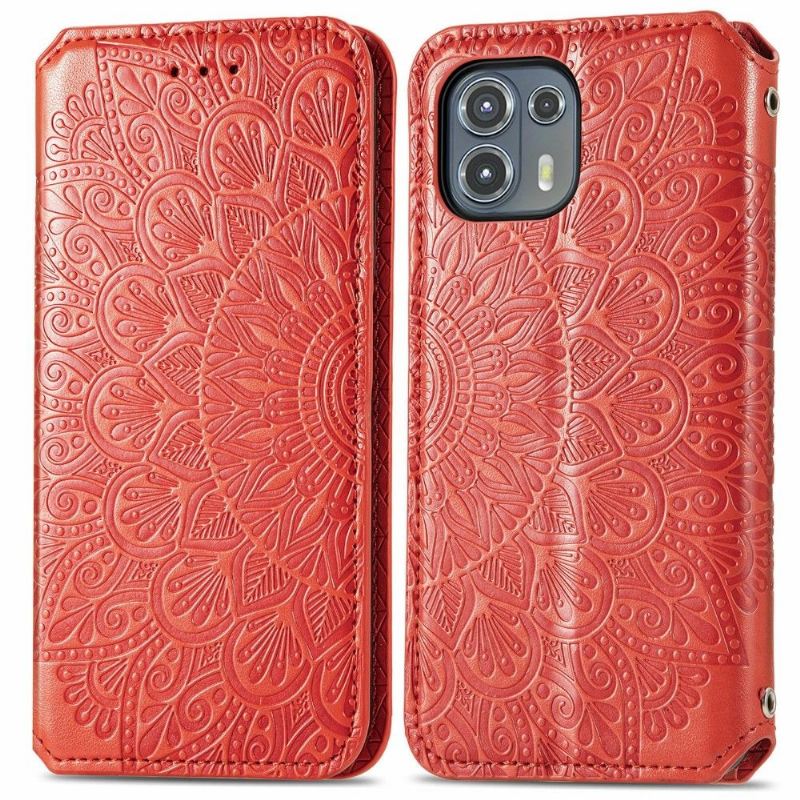 Lederhüllen Für Motorola Edge 20 Lite Flip Case Flip-chic-mandala