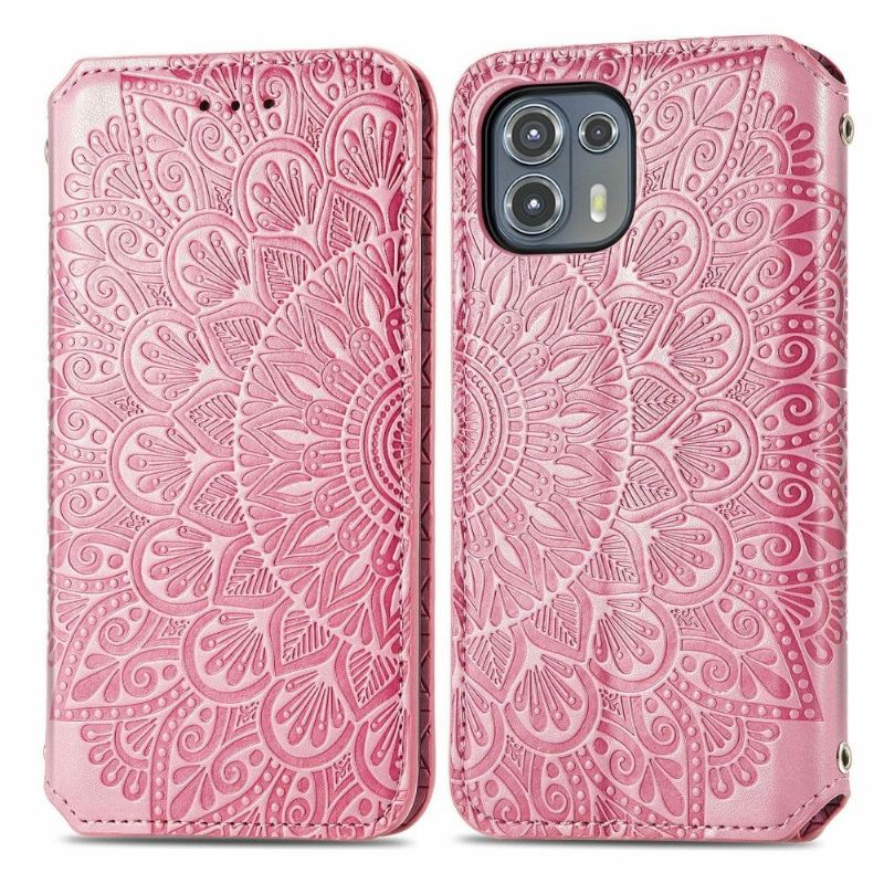 Lederhüllen Für Motorola Edge 20 Lite Flip Case Flip-chic-mandala