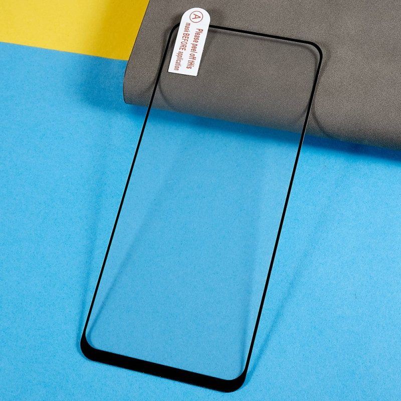 Displayschutzfolie Aus Gehärtetem Glas Für Oppo Reno 8. Schwarze Kanten