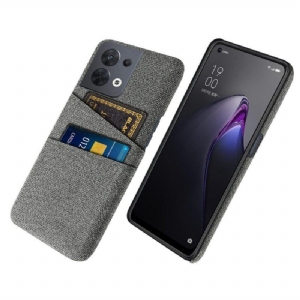 Handyhülle Für Oppo Reno 8 Kartenhalter-stoff