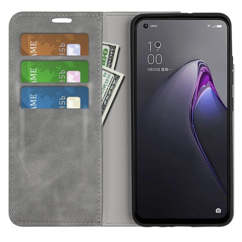 Schutzhülle Für Oppo Reno 8 Flip Case Klassisches Design